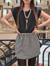 Charger l'image dans la galerie, Jupe noire et blanche Clarisse