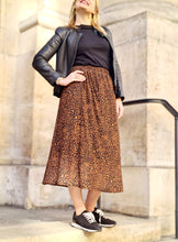 Charger l'image dans la galerie, Jupe midi imprimé léopard