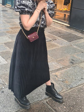 Charger l'image dans la galerie, Jupe Armelle velours plissé noir