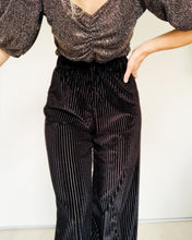 Charger l'image dans la galerie, Pantalon velours côtelé noir Charlie