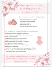 Charger l'image dans la galerie, Mushroom en Quartz rose avec pochette fluo