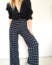 Charger l'image dans la galerie, Pantaton à carreaux marine Bobbie