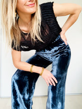 Charger l'image dans la galerie, Pantalon en velours de soie Bjorn