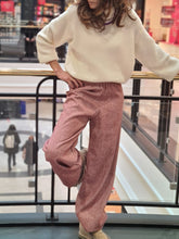 Charger l&#39;image dans la galerie, Pantalon Lana chevron fushia
